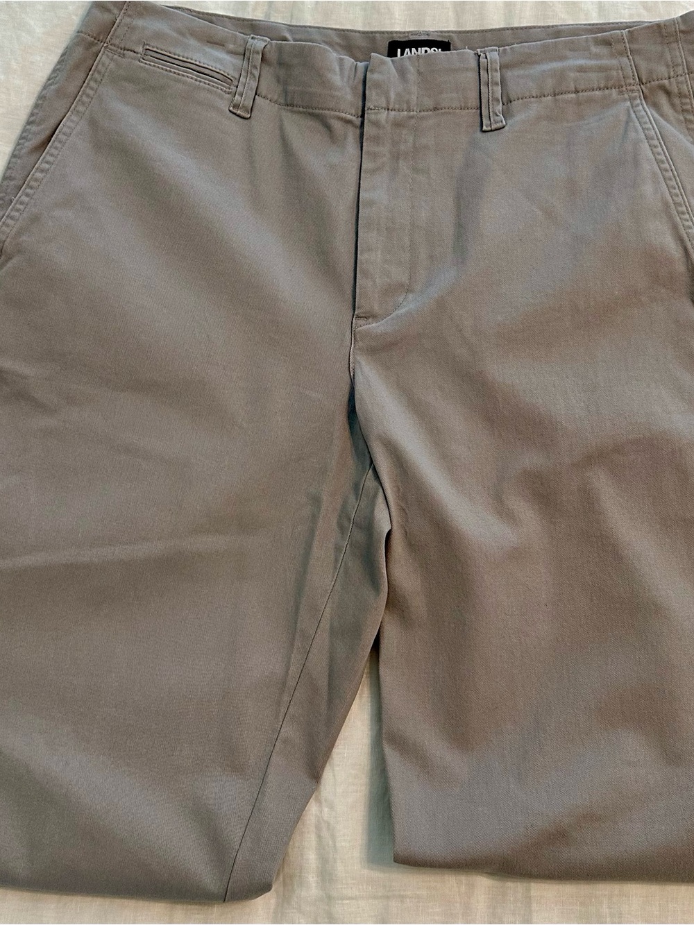 Lands' End Women's Taupe Chino Pants